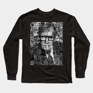 Amitabh Bachchan Collage sticker Long Sleeve T-Shirt